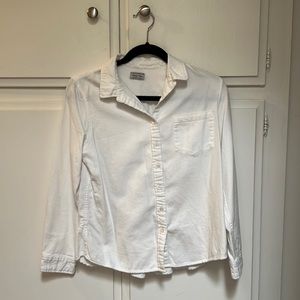 Utility Wear Basic White Button Up